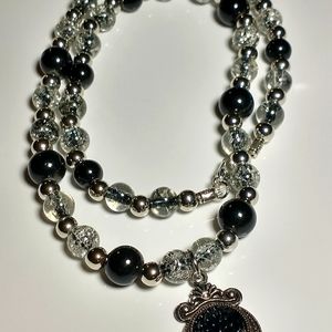 Black Dragon Scale Necklace